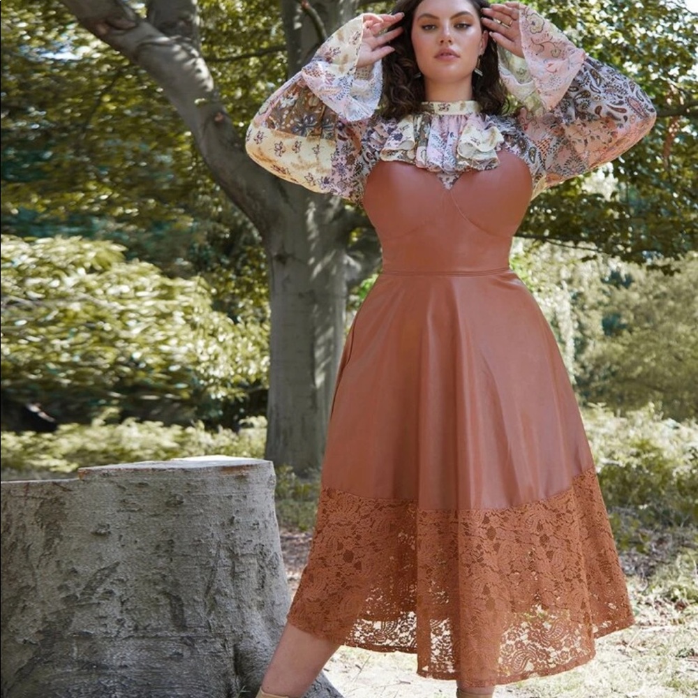 2 piece corset dress